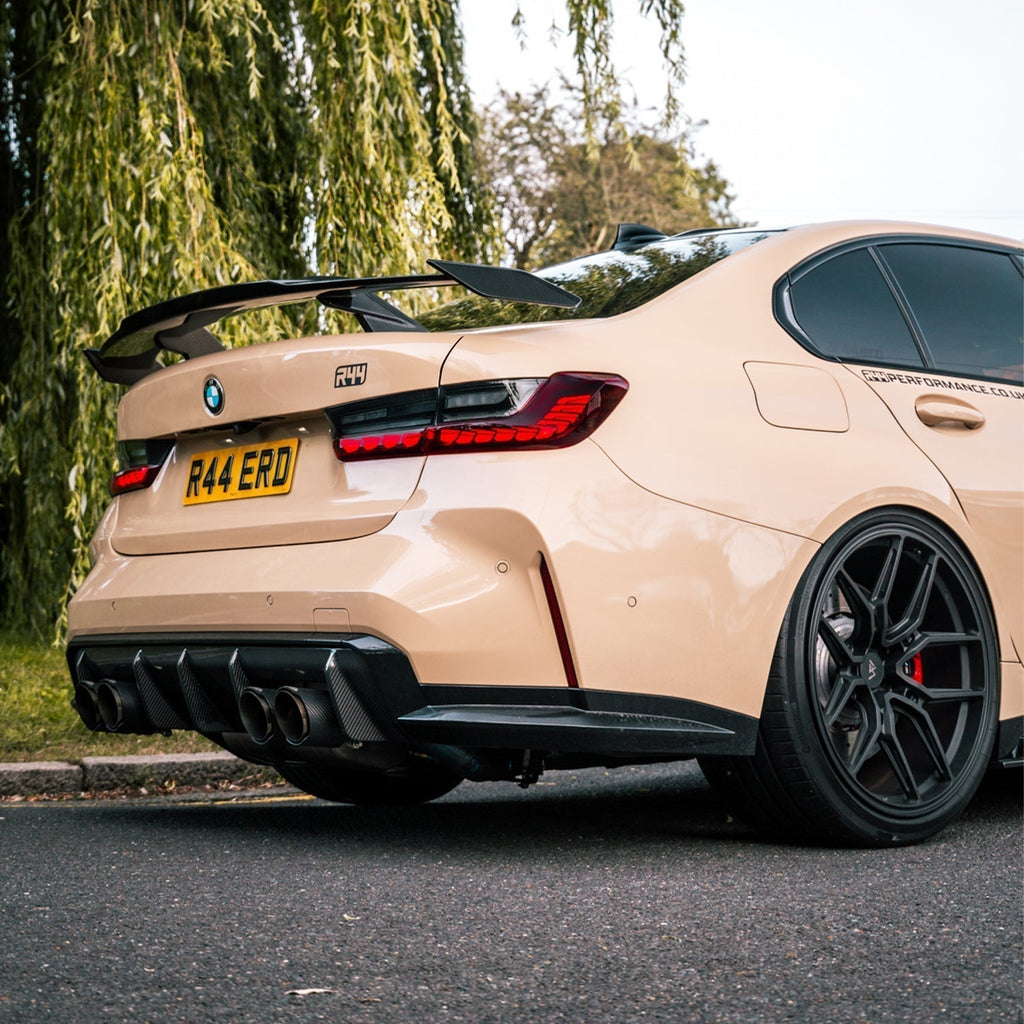 MHC+ BMW G87 M2, G80 M3 & G82 M4 Pre Preg Carbon Fibre Performance Style Rear Wing