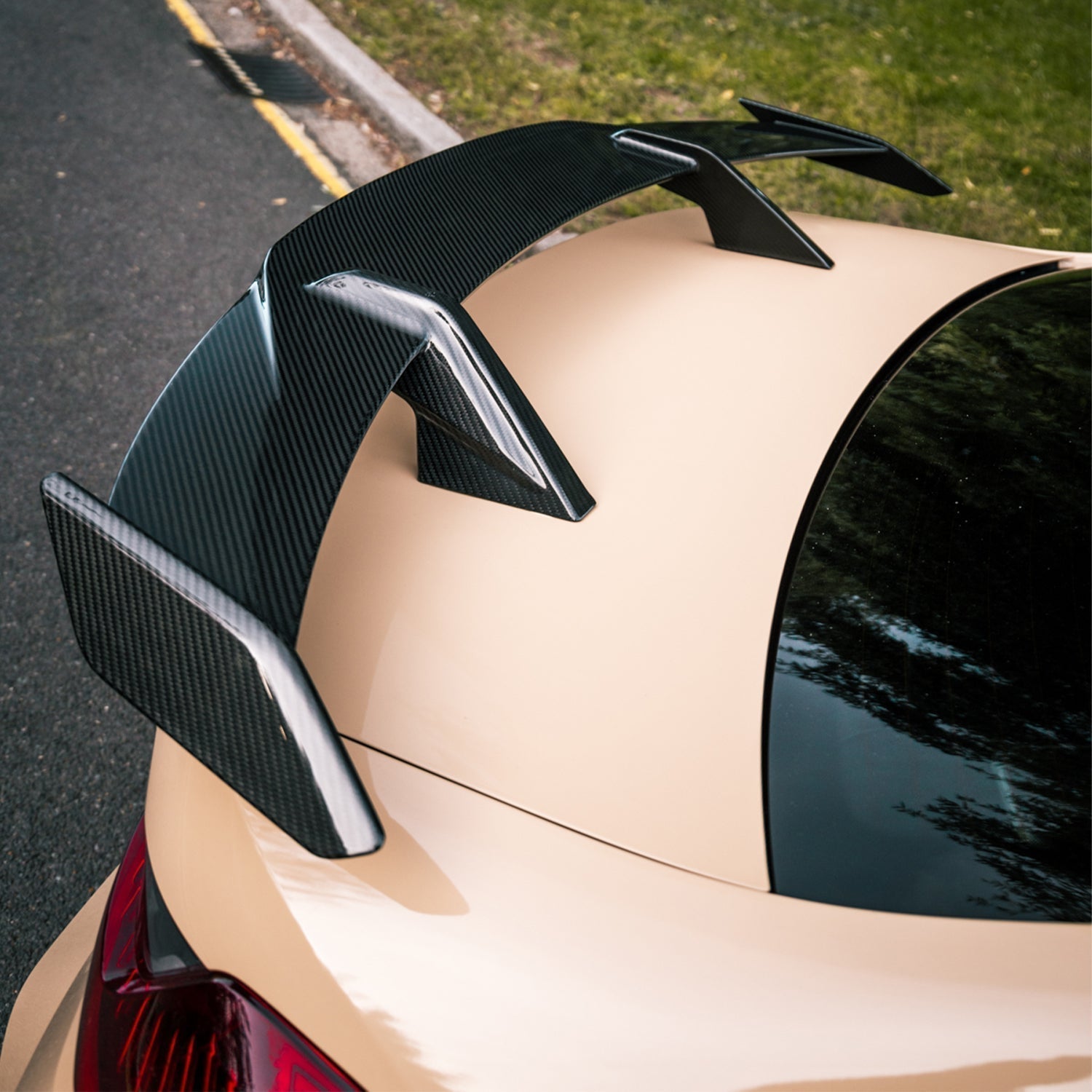 MHC+ BMW G87 M2, G80 M3 & G82 M4 Pre Preg Carbon Fibre Performance Style Rear Wing
