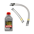 BMW G87 M2 Coupe HEL Stainless Steel Front & Rear Braided Brake Lines & MOTUL RBF 660 Brake Fluid Kit