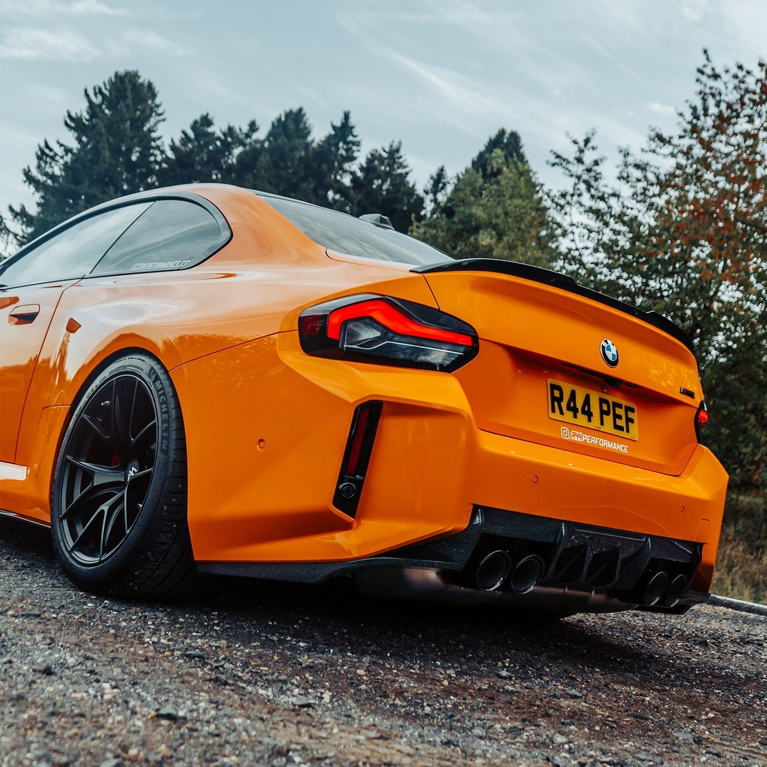 MHC+ BMW G87 M2 Pre Preg Carbon Fibre Edition 1 Rear Diffuser