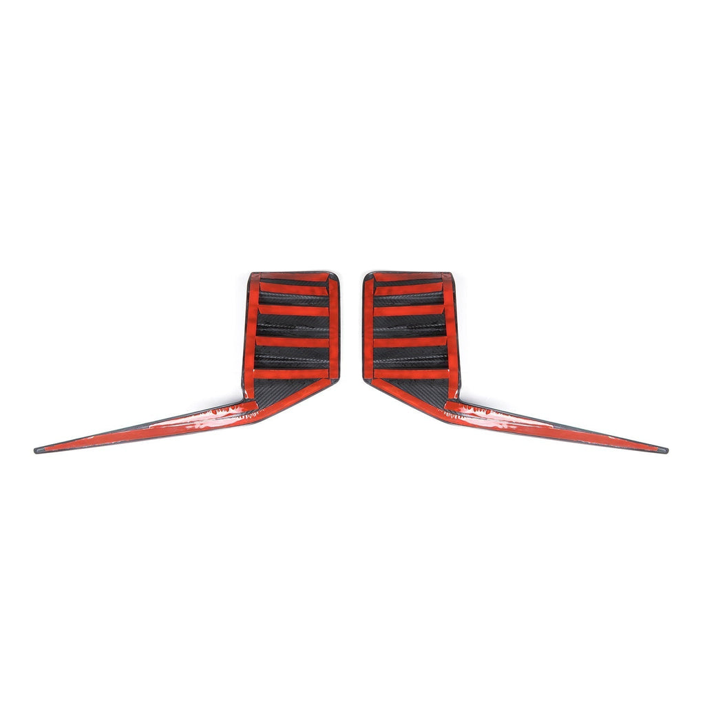 MHC+ BMW G87 M2 Pre Preg Carbon Fibre Performance Style Rear Rear Bumper Inserts