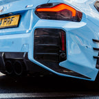MHC+ BMW G87 M2 Pre Preg Carbon Fibre Performance Style Rear Rear Bumper Inserts