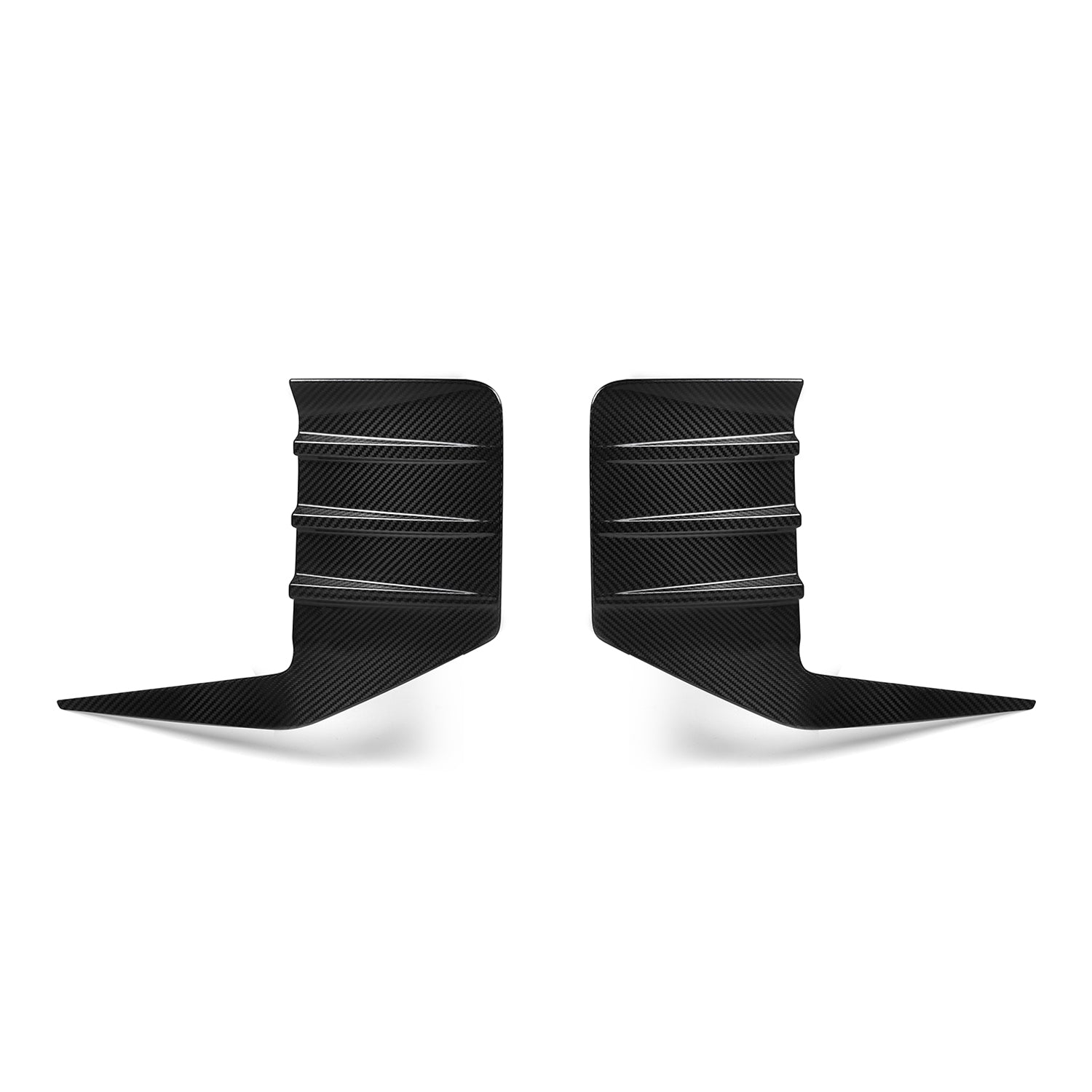 MHC+ BMW G87 M2 Pre Preg Carbon Fibre Performance Style Rear Rear Bumper Inserts