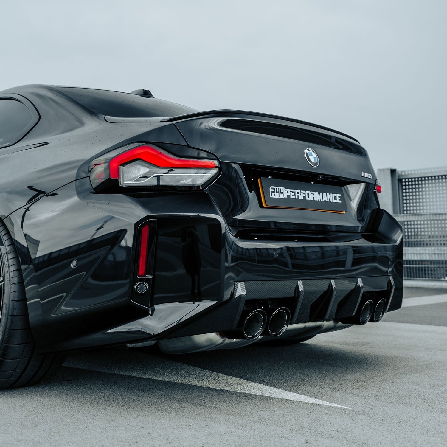 MHC+ BMW G87 M2 Pre Preg Gloss Carbon Fibre OEM Style Rear Diffuser