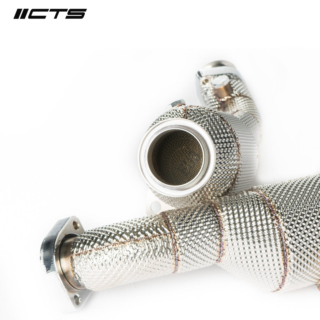 CTS Turbo HIGH-FLOW cat set for Mercedes Benz C43 C400 C450 E43 E400 E450 with M276 engine