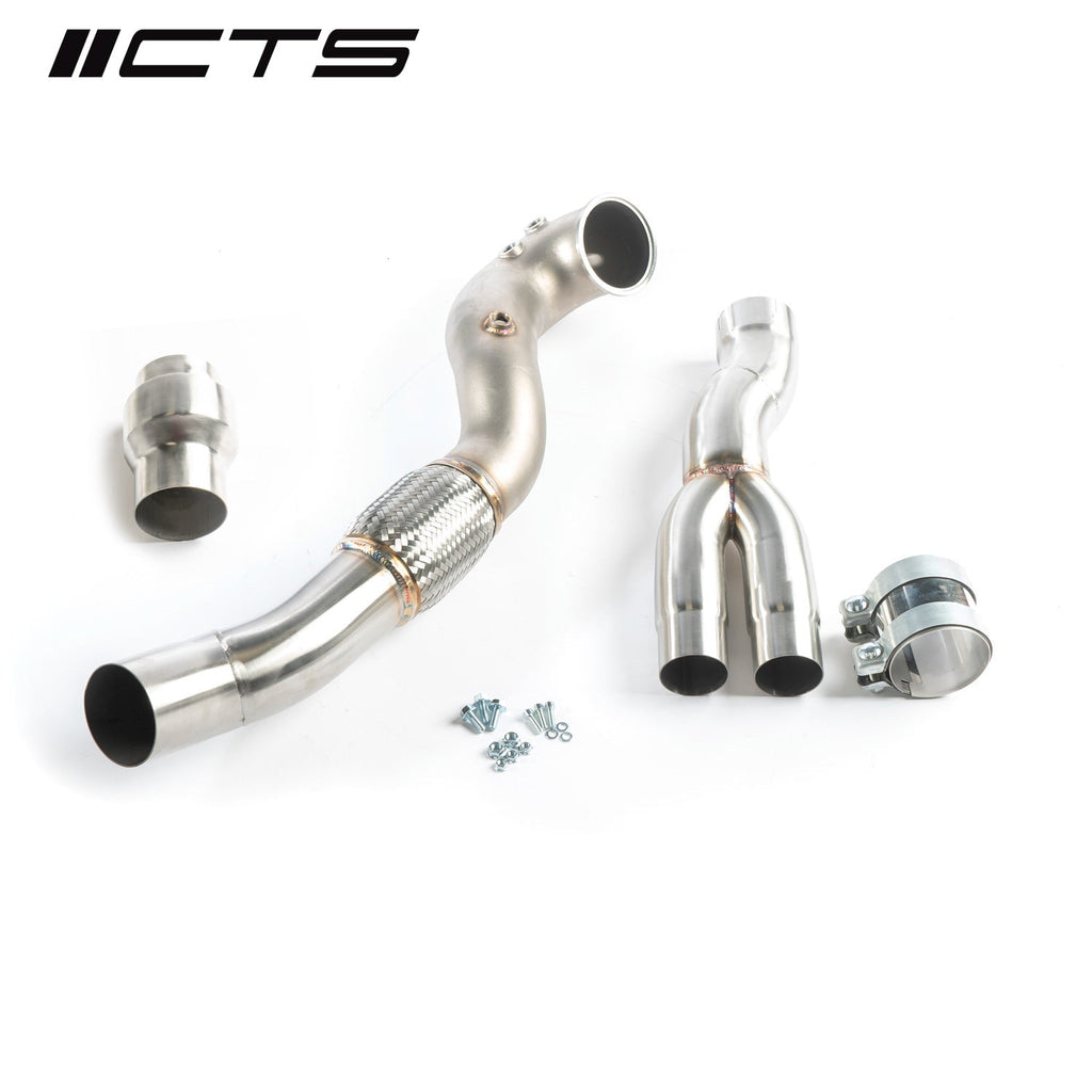 CTS Turbo 8V/8Y RS3 and 8S TTRS 2.5T EVO 3.5″ Single High-Flow CAT