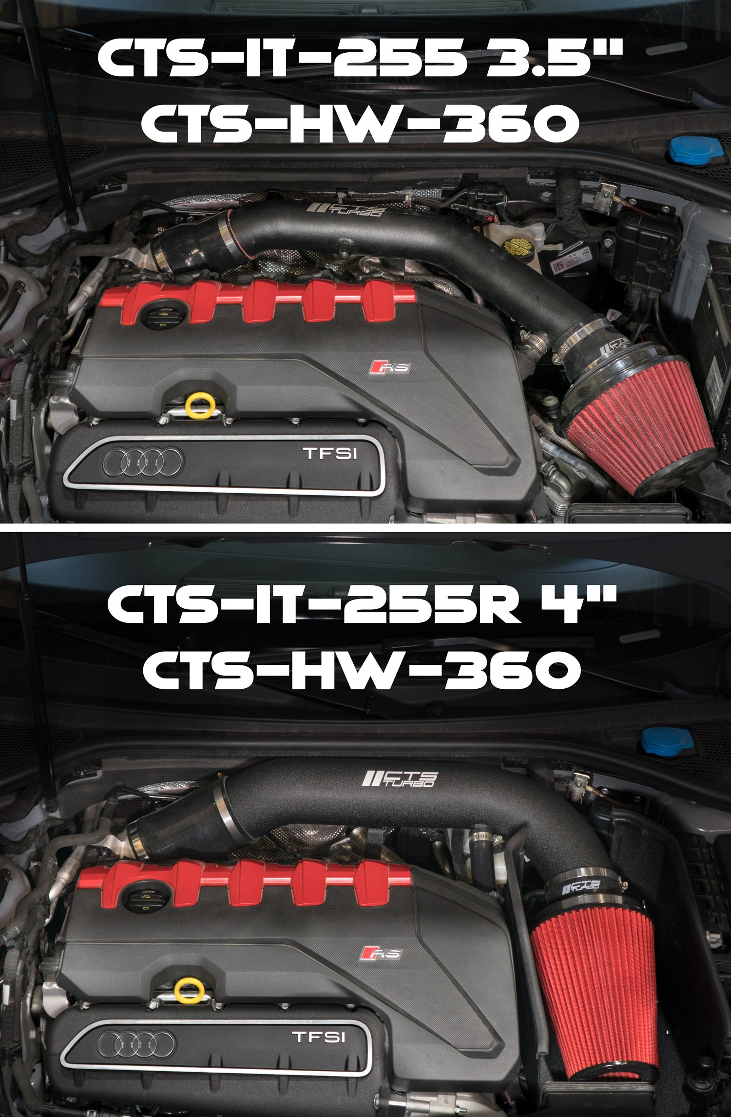 CTS TURBO 4″ TURBO INLET PIPE FOR 8V AUDI RS3/8S AUDI TT-RS