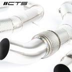 CTS TURBO 4.0T C7 S6/S7/RS7 CATLESS DOWNPIPE SET