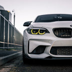 R44 BMW M2/2 Series CSL Yellow Daytime Running Lights LED Module Set (F87/F22/F23)