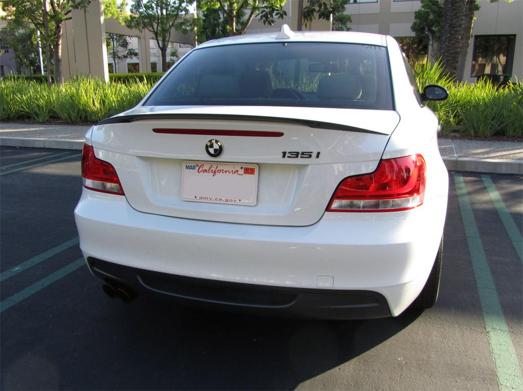 E82 Carbon Fibre M Performance Trunk Spoiler