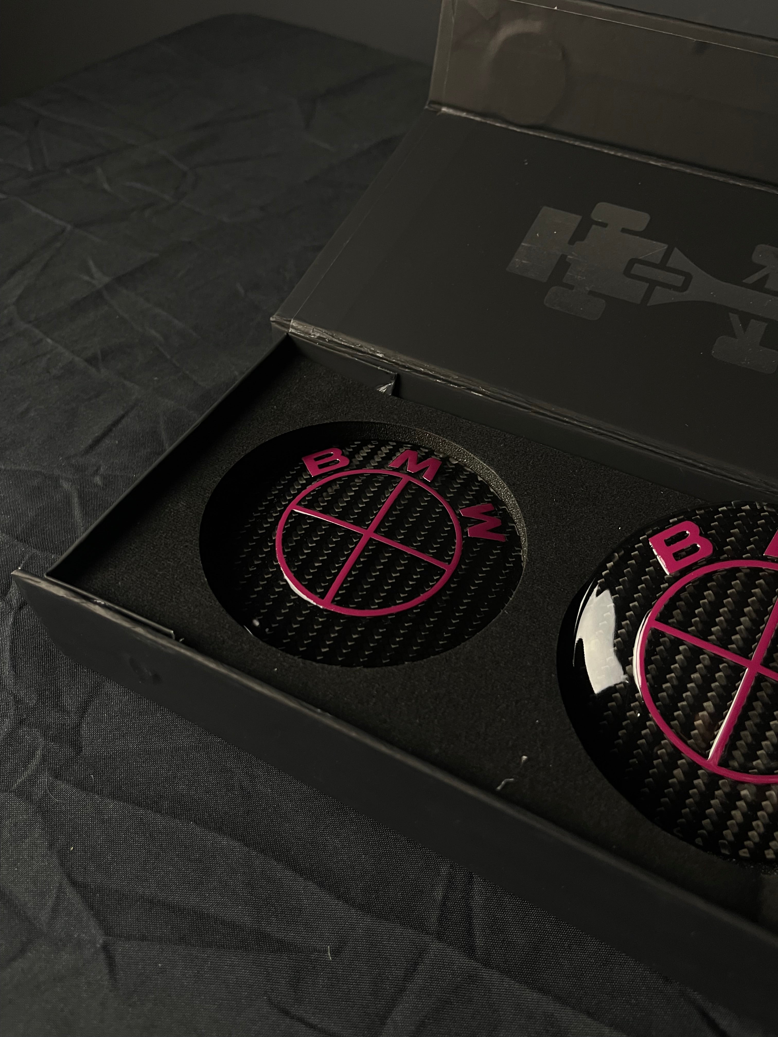 Custom BMW Carbon Composite Hood/Trunk Badges