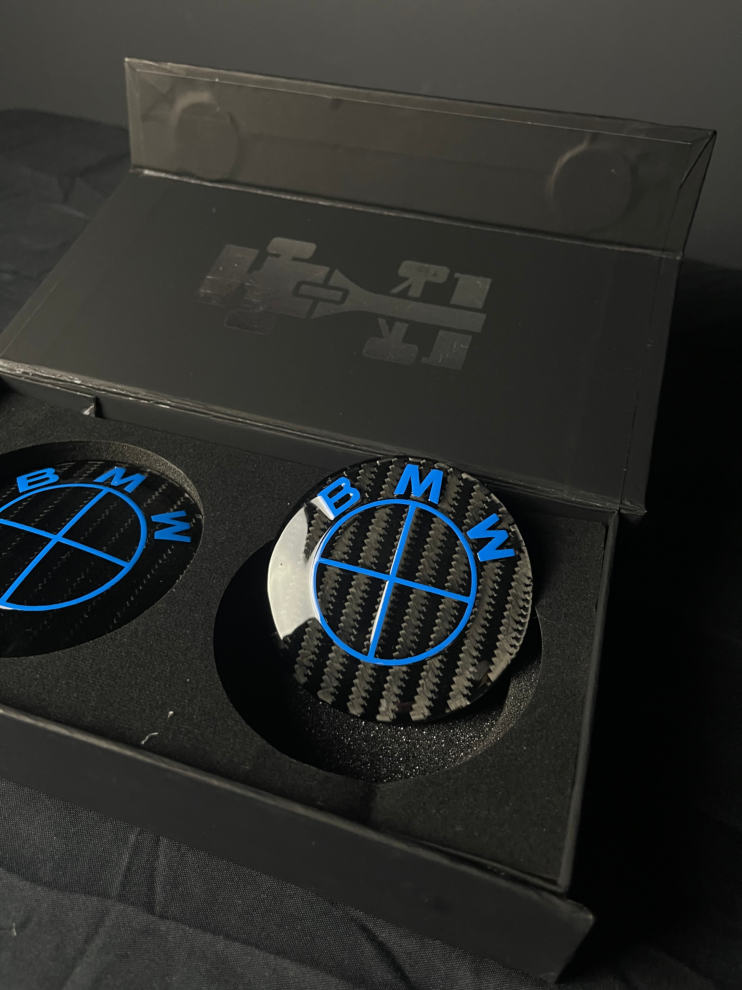 Custom BMW Carbon Composite Hood/Trunk Badges