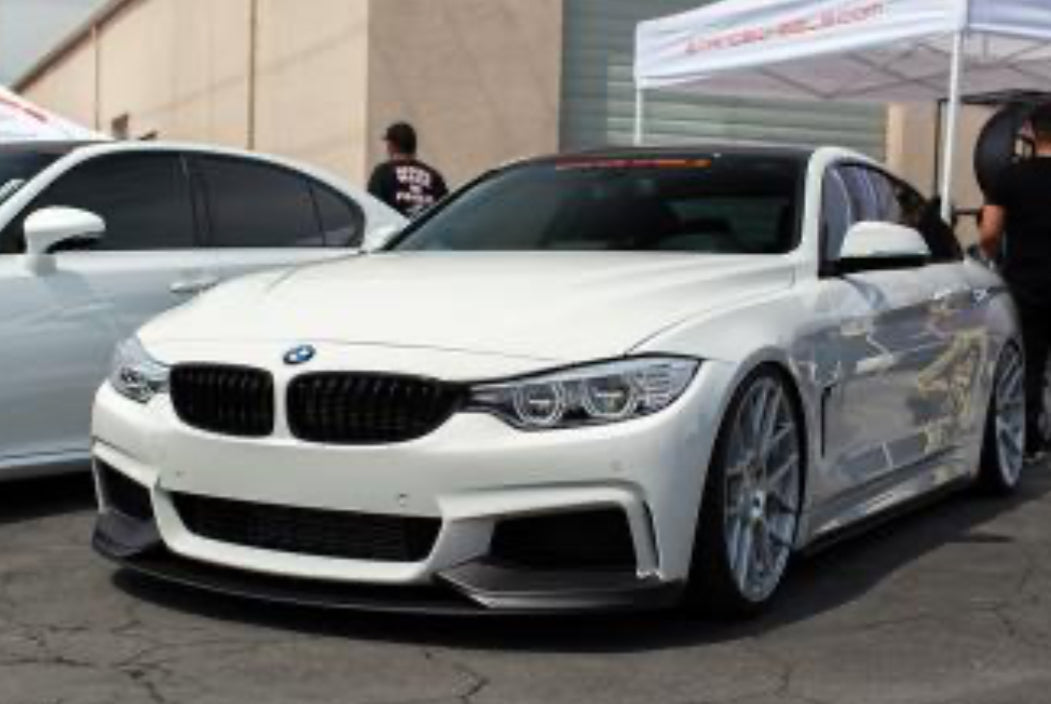 2014-2019 F32 F33 F36 PERFORMANCE MATTE BLACK Front Lip