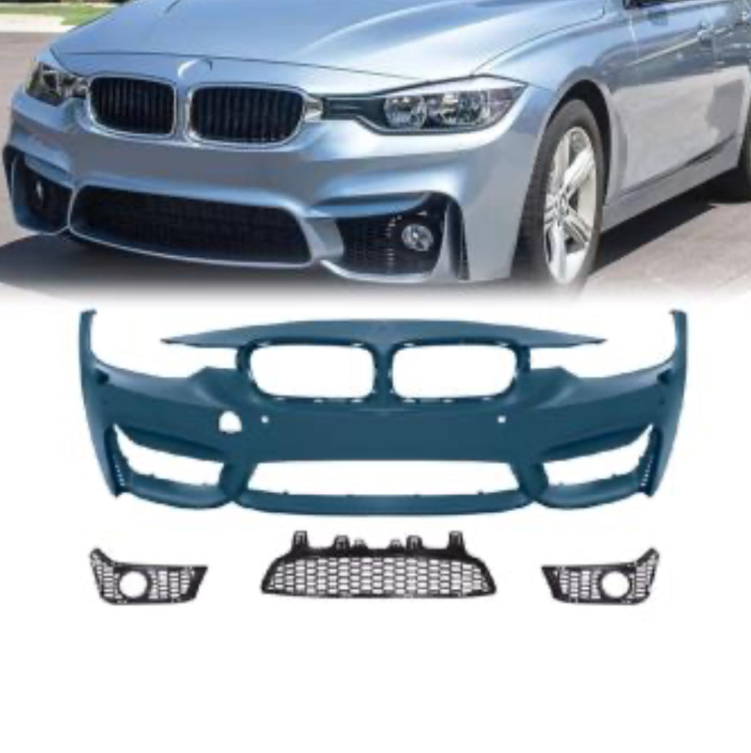 F30 3 Series M3 CONVERSION FRONT BUMPER w/FOG