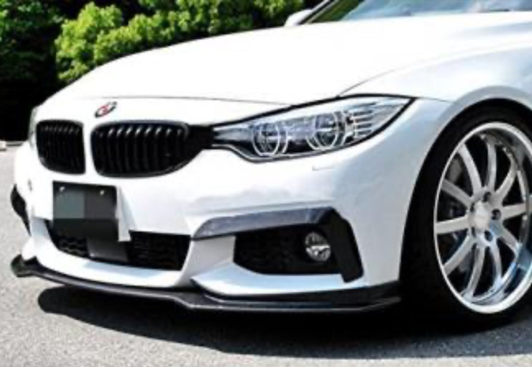 2014-2019 F32 MSPORT CC STYLE CARBON FIBER FRONT LIP