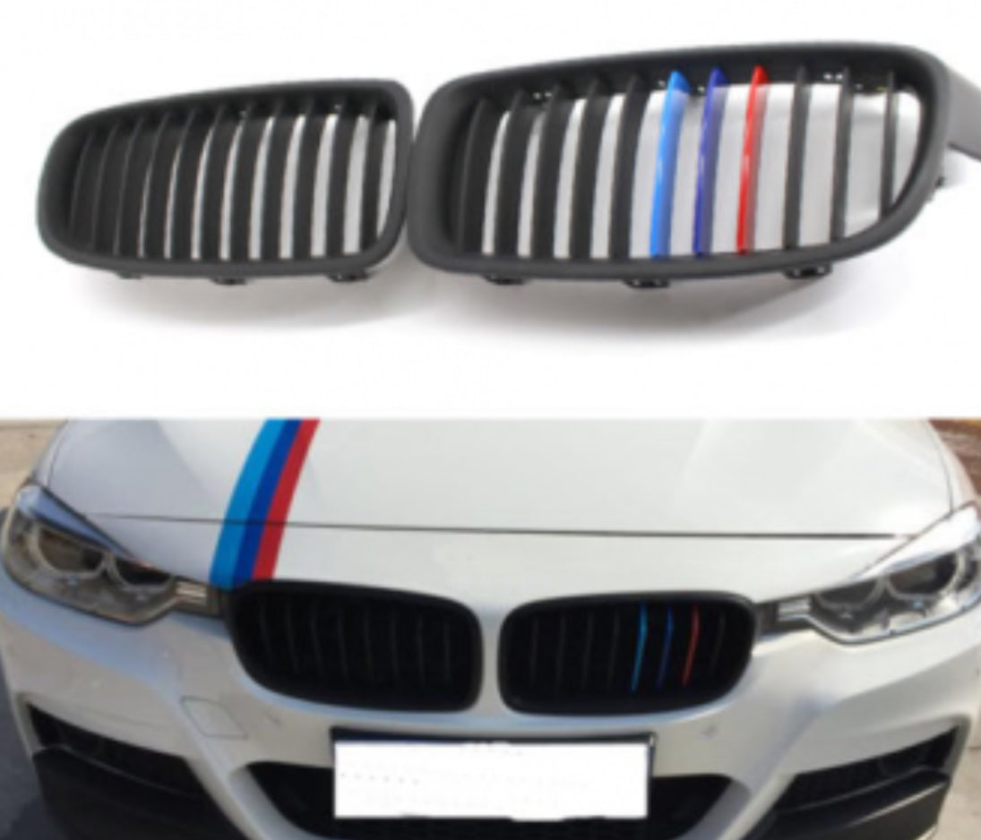 F30 3 SERIES 2012-2017 M COLOR BLACK GRILLS