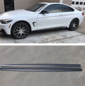 2014-2019 F32 F33 PERFORMANCE BLACK SIDE SKIRT EXTENSIONS