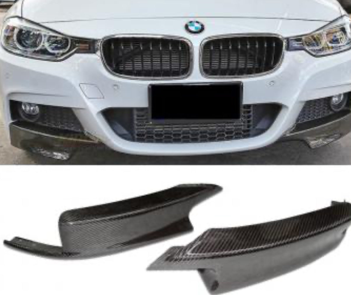 F30 2012-2015 MSPORT CARBON LOOK FRONT SPLITTERS