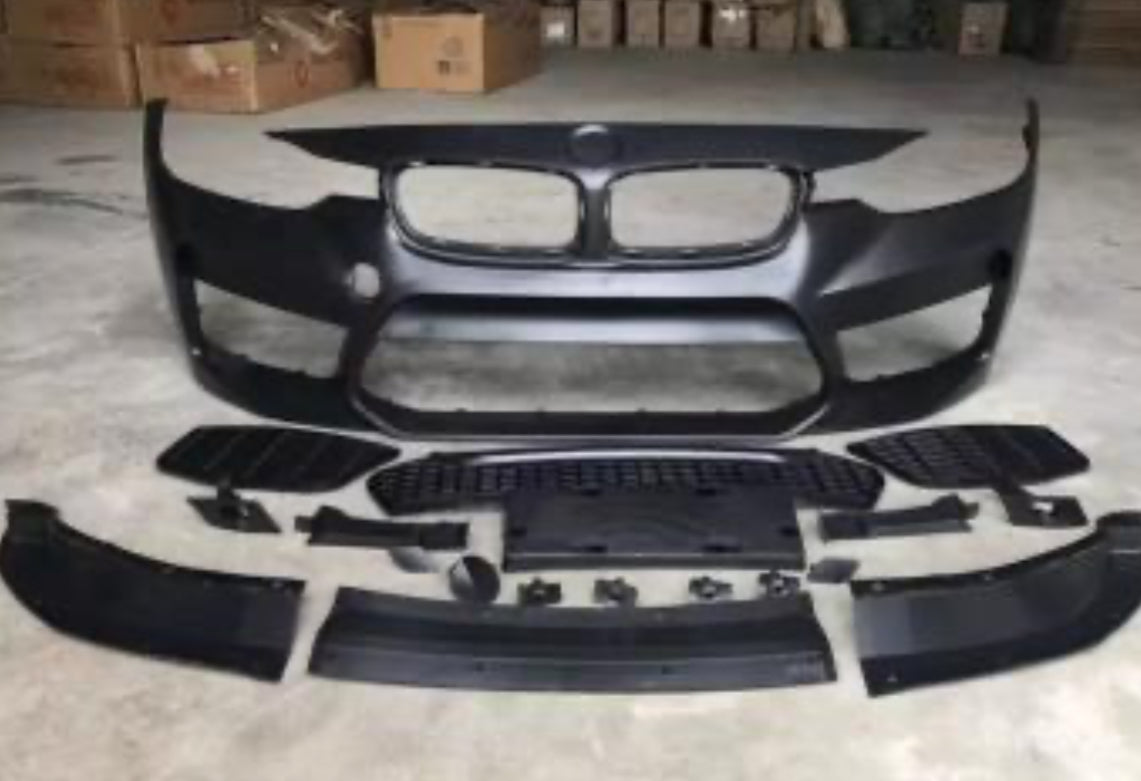 2012-2018 F30 M5 LOOK FRONT BUMPER ASSEMBLY