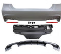 2012-2018 F30 M-PERFORMANCE QUAD REAR BUMPER ASSEMBLY