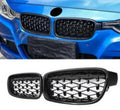 F30 2012-2018 BLACK GLOSS DIAMOND GRILLS