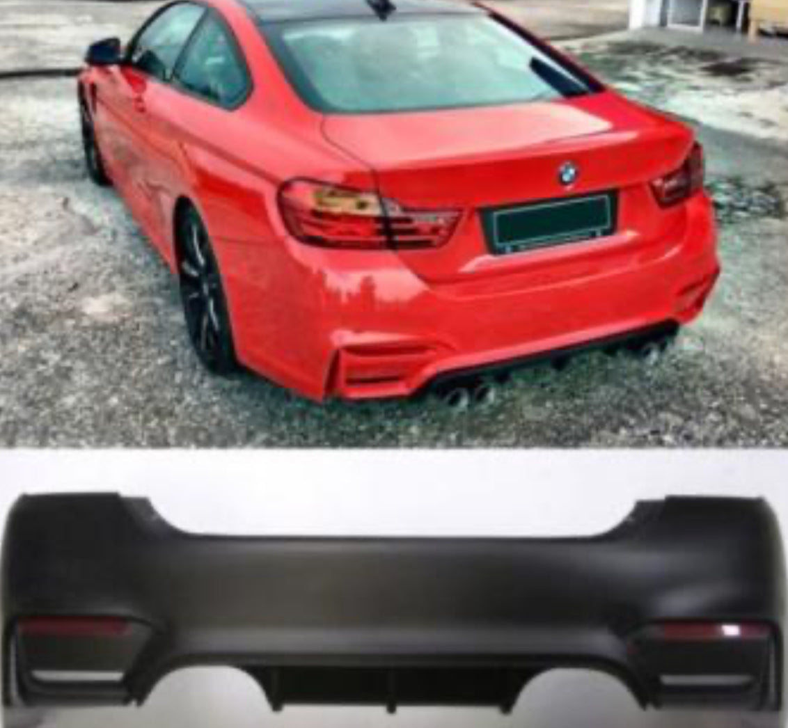 2014-2019 F32 F33 F36 M4 LOOK REAR BUMPER