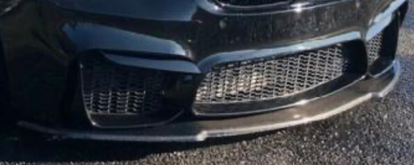 2014-2019 KR Style Wet Carbon Fibre Front  Lip For M4 BUMPER