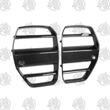 BMW G80 M3/G82 M4 ST Style Carbon Fibre Front Grills