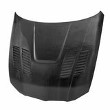 Seibon Carbon GTR-Style Carbon Fiber Hood For 2007-2010 BMW E92 2DR, Pre LCI (Louvers Are Cosmetic - They Do NOT Vent Air)