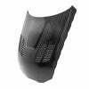 Seibon Carbon GTR-Style Carbon Fiber Hood For 2007-2010 BMW E92 2DR, Pre LCI (Louvers Are Cosmetic - They Do NOT Vent Air)