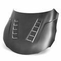 Seibon Carbon TS-Style DRY Carbon Fiber Hood For 2020-2026 Toyota GR Supra - Matte