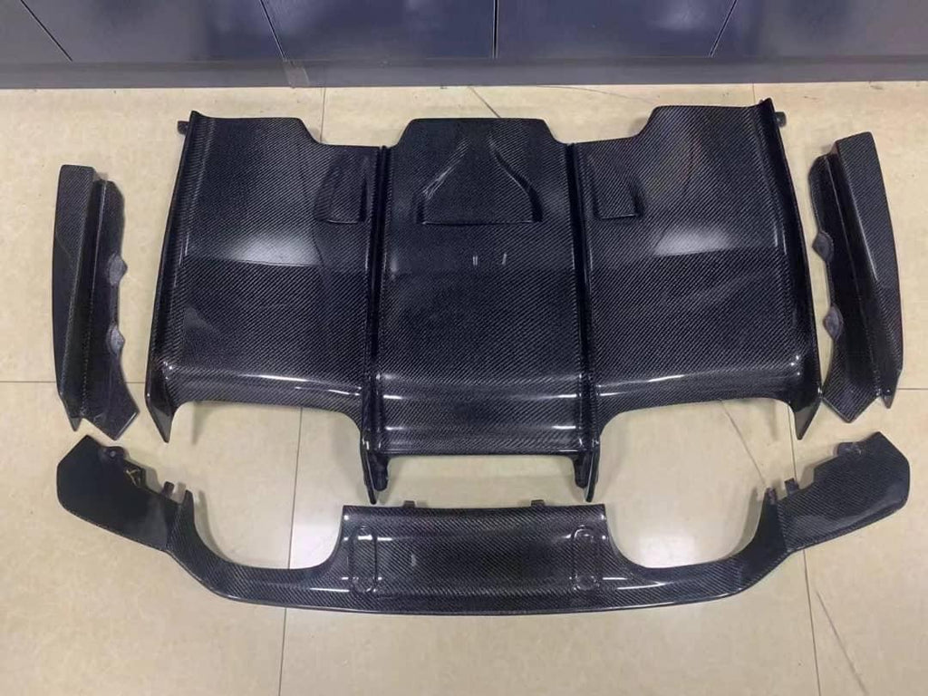 M3/M4 PSM Style 3 Piece Carbon Fibre Diffuser