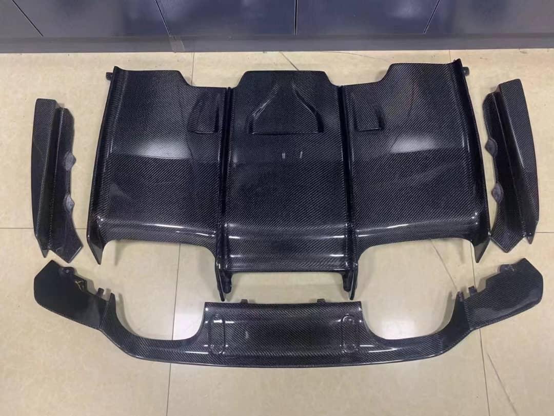 M3/M4 PSM Style 3 Piece Carbon Fibre Diffuser