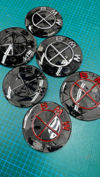 Custom BMW Carbon Composite Hood/Trunk Badges