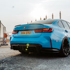MHC+ BMW G80 M3 & G82 M4 Carbon Fibre Aggressive Rear Diffuser & Splitter Kit