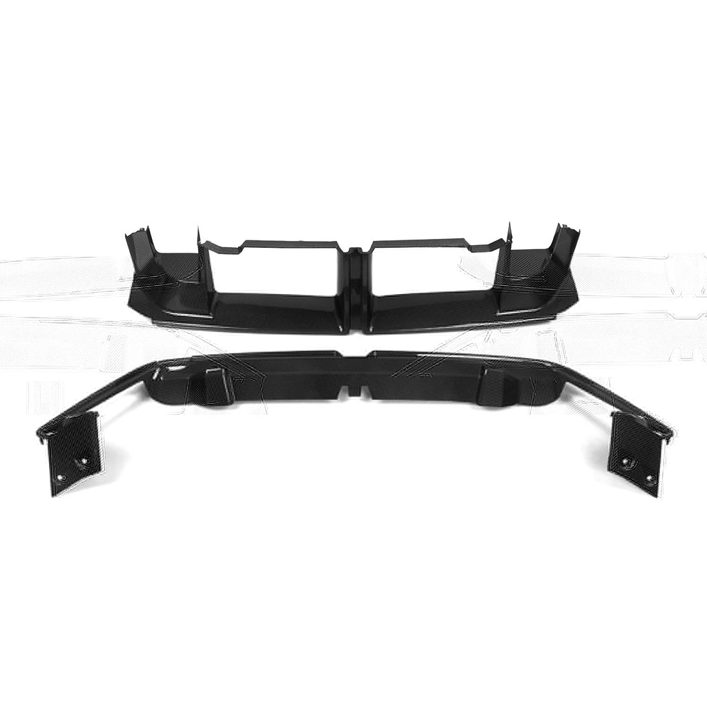MHC+ BMW G90 & G99 M5 Pre Preg Carbon Fibre Central Front Bumper Trim