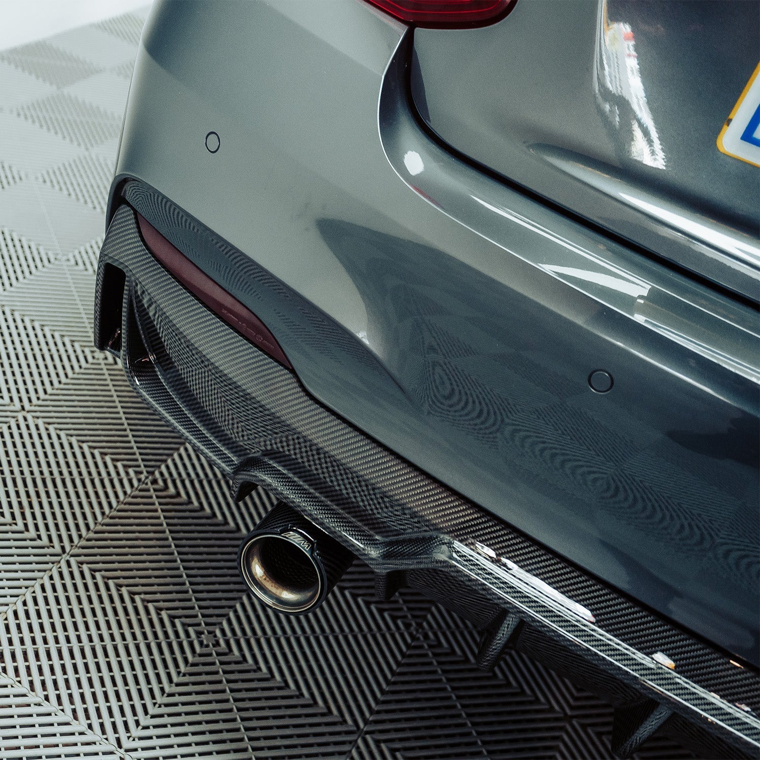 MHC+ BMW F22 F23 M235i & M240i Pre Preg Carbon Fibre Ultra Aggressive Style Rear Diffuser