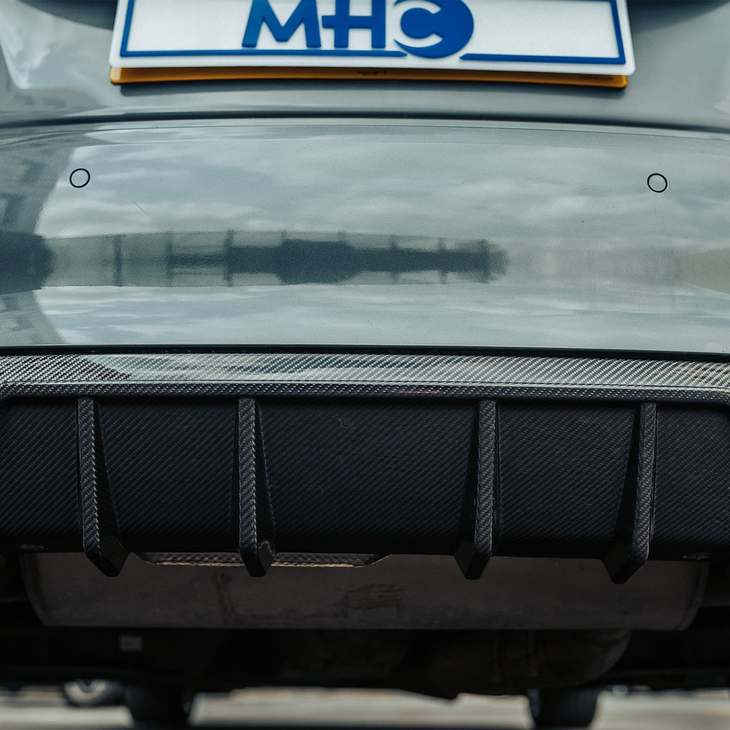 MHC+ BMW F22 F23 M235i & M240i Pre Preg Carbon Fibre Ultra Aggressive Style Rear Diffuser