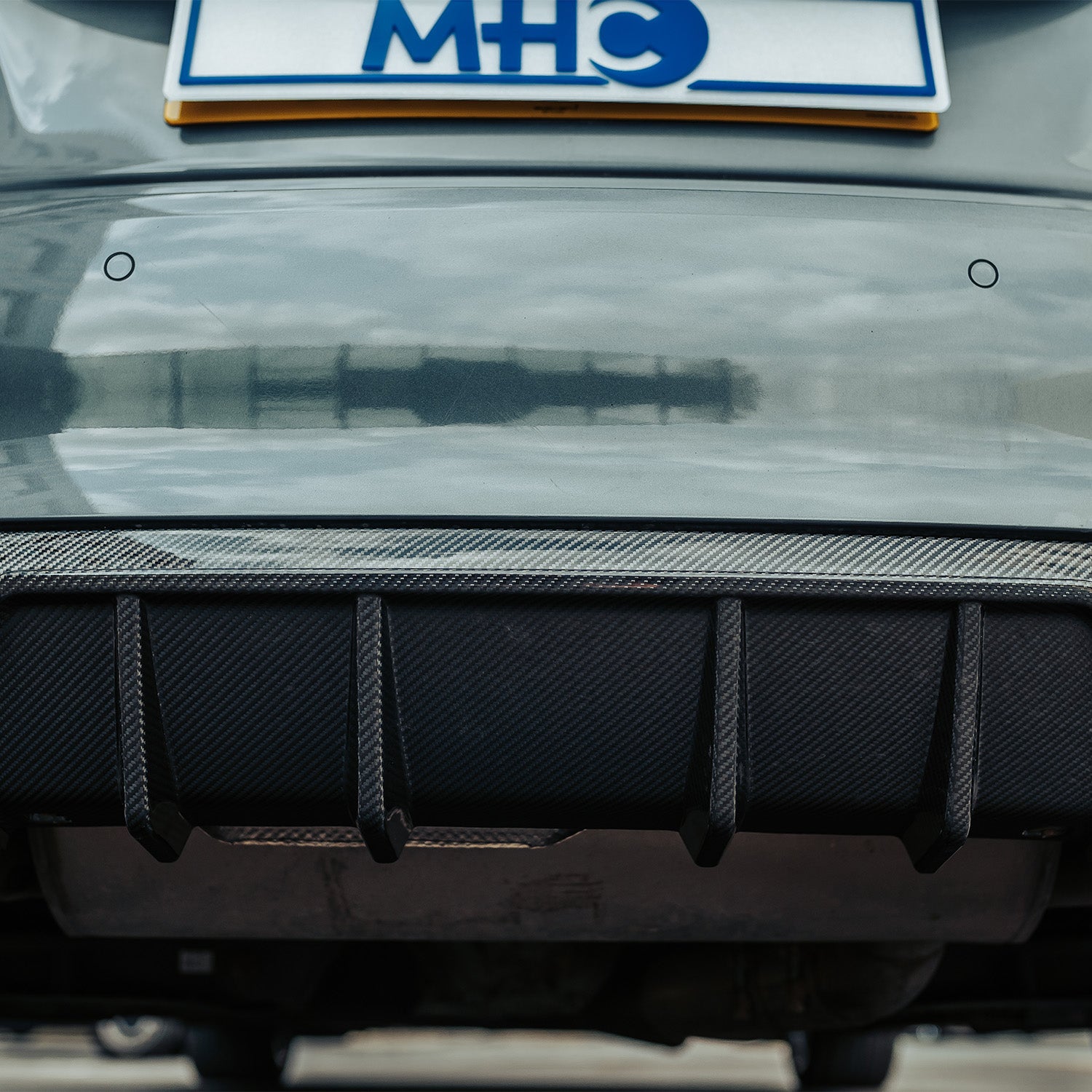 MHC+ BMW F22 F23 M235i & M240i Pre Preg Carbon Fibre Ultra Aggressive Style Rear Diffuser