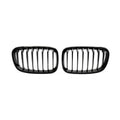MHC Black BMW F20 & F21 1 Series Pre-LCI Gloss Black Single Slat Front Grilles