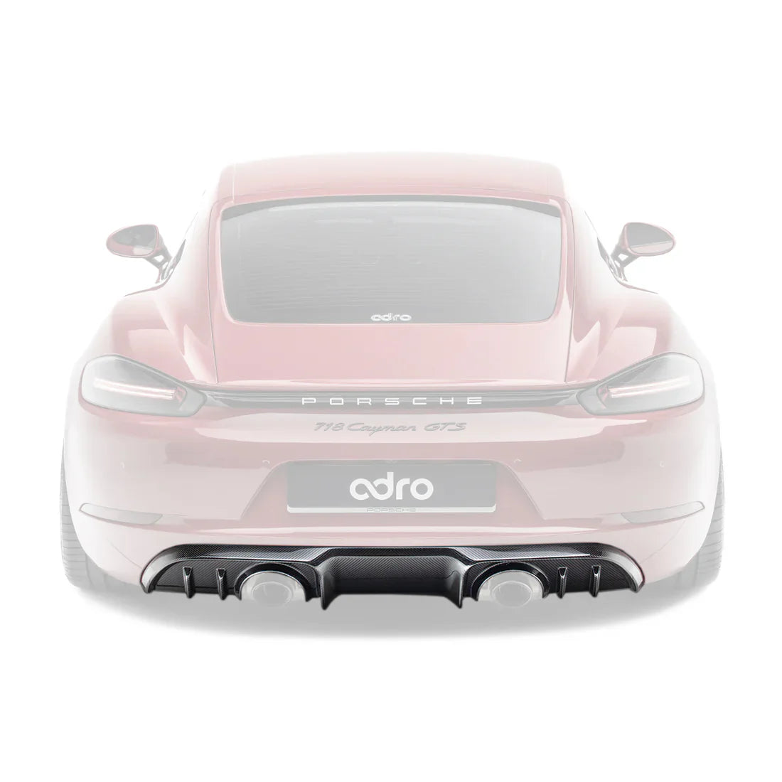 ADRO Porsche 718 Carbon Fiber Rear Diffuser
