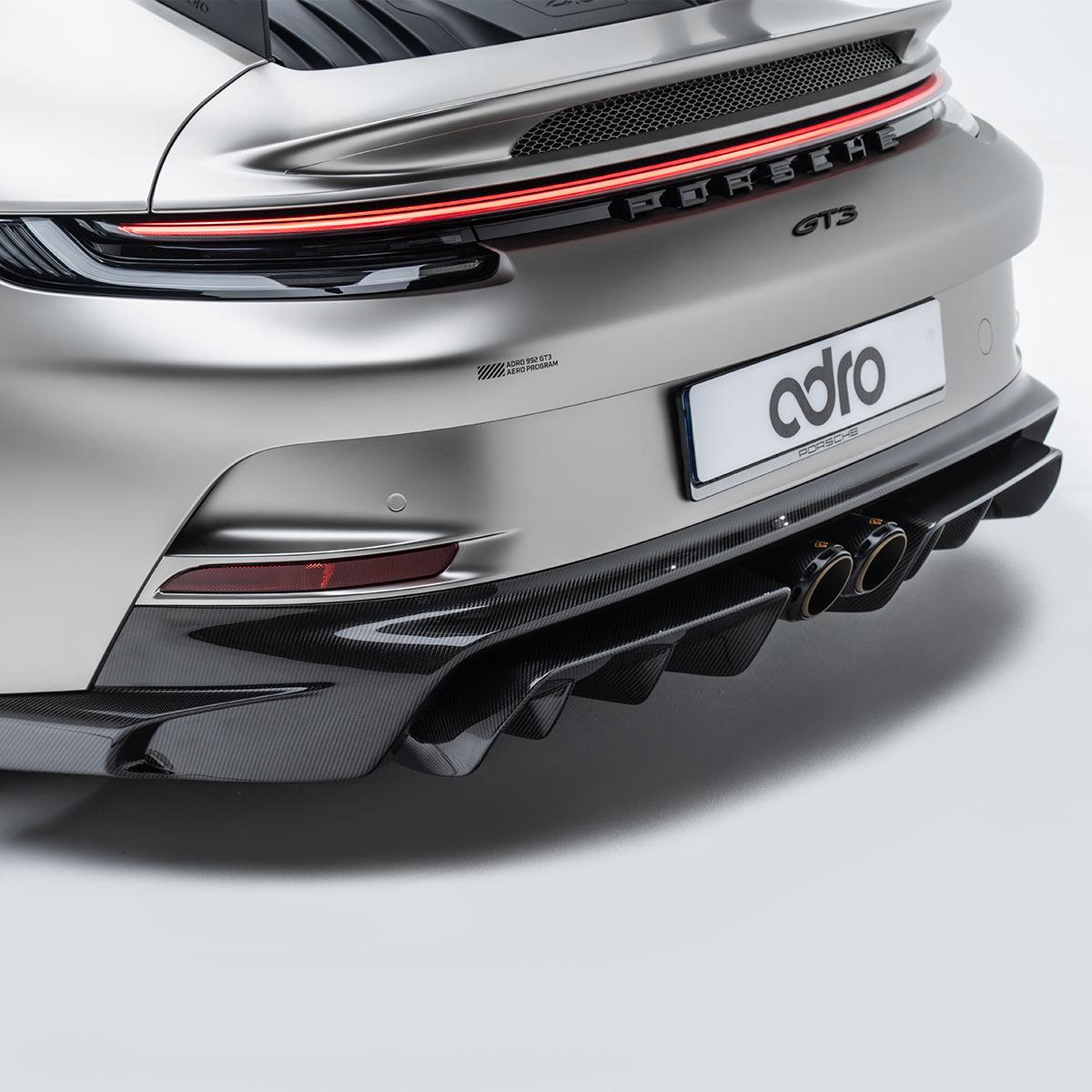 ADRO Porsche 992.1 GT3 Carbon Fiber Rear Apron Panel