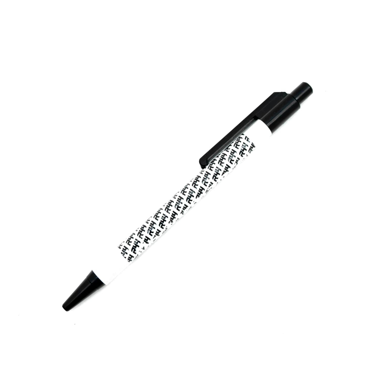 R44 Ballpoint Pen with Performance Design in Gloss White and Blue Ink