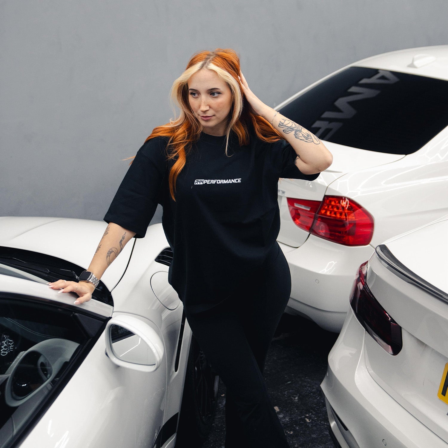 R44 Performance Classic Tee In Black