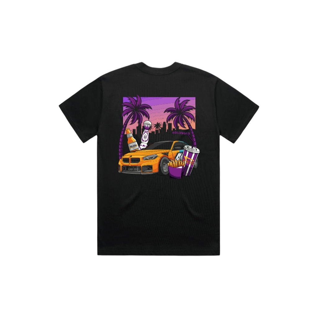 R44 Performance Los Angeles Tee In Black