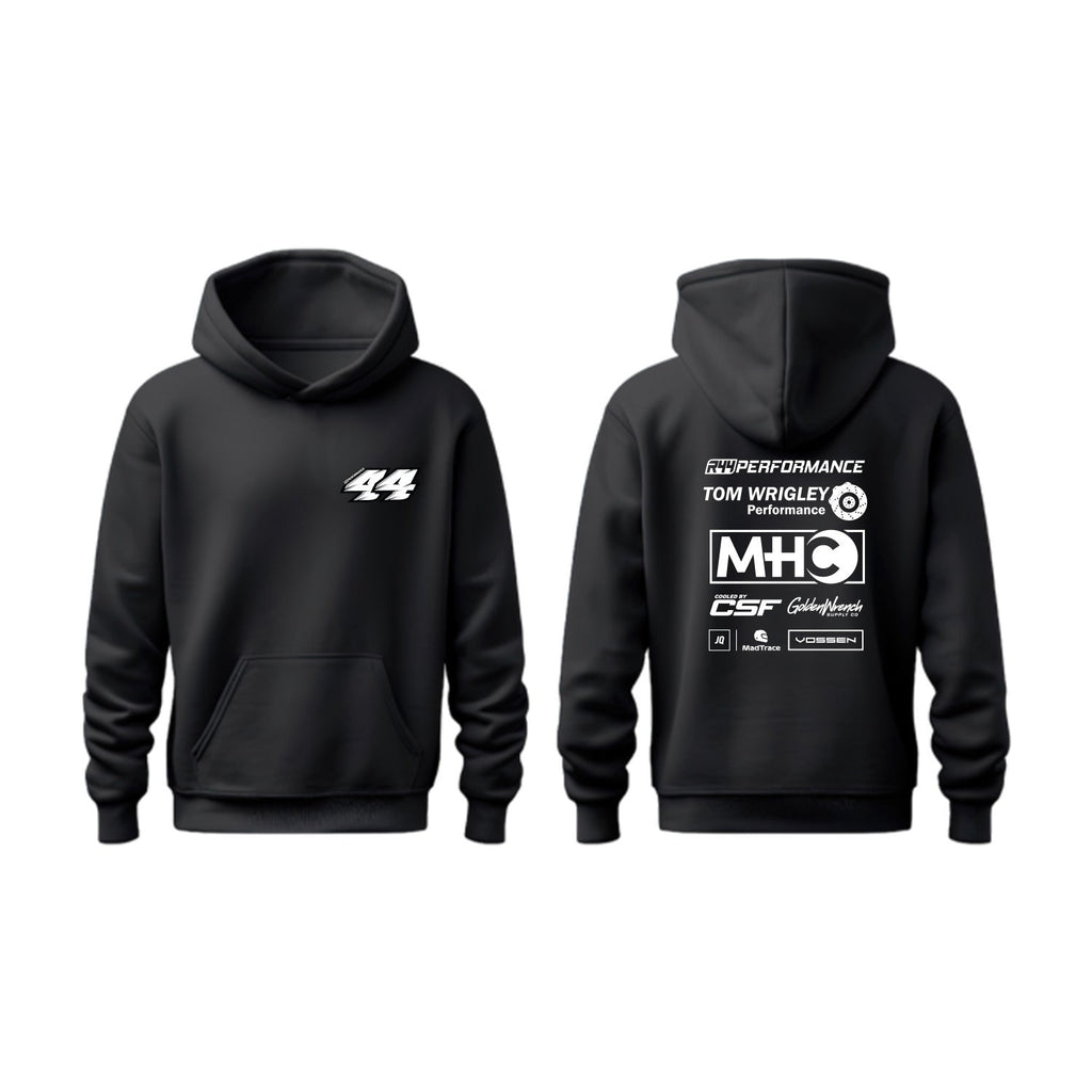 R44 Performance Racing Hoodie In Black