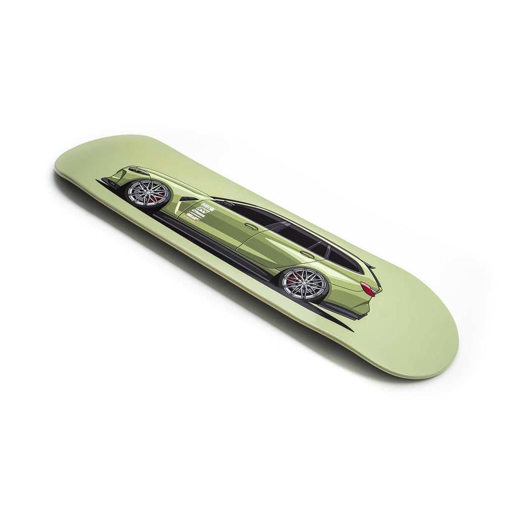 R44 Performance Skateboard Deck - BMW G81 M3 Touring Build (Khaki)