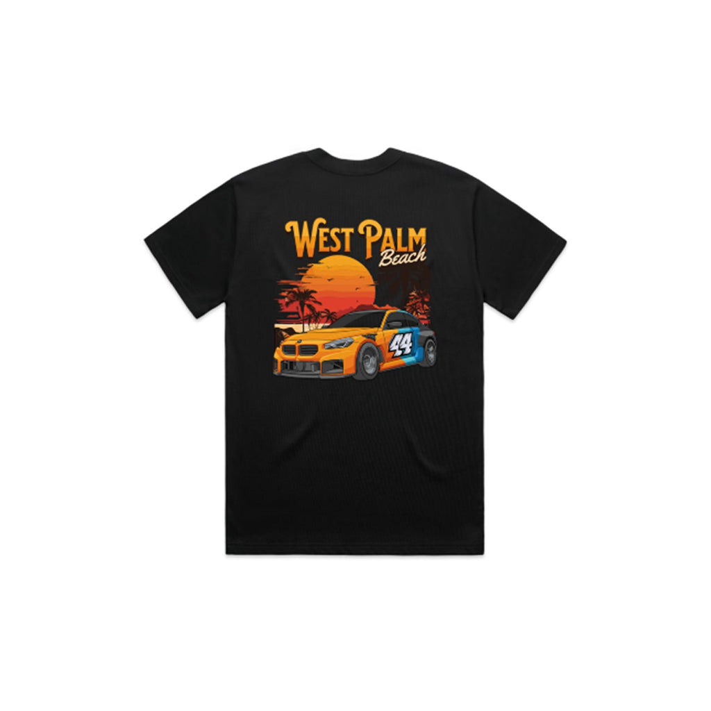 R44 Performance West Palm Beach Tee In Black