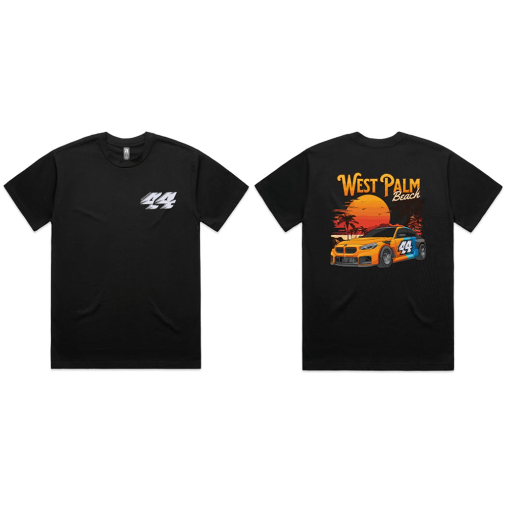 R44 Performance West Palm Beach Tee In Black