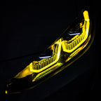 R44 BMW CSL Yellow Daytime Running Lights LED Module Set For BMW G80/G81 M3 & G82/G83 M4 (2021-2024)